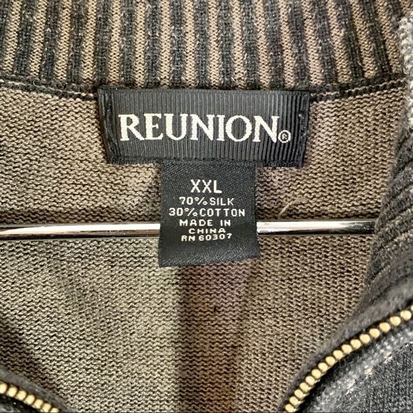 🌟 Reunion Menswear Silk Blend Sweater Size XXL - Picture 3 of 5